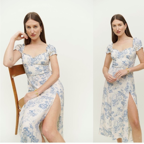 Reformation Connell cap sleeve dress - Picture 4 of 13